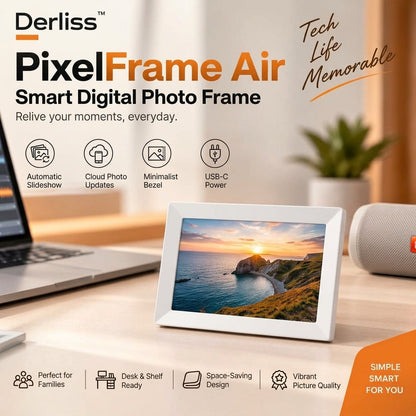 Derliss™ PixelFrame Air Smart Digital Photo Frame